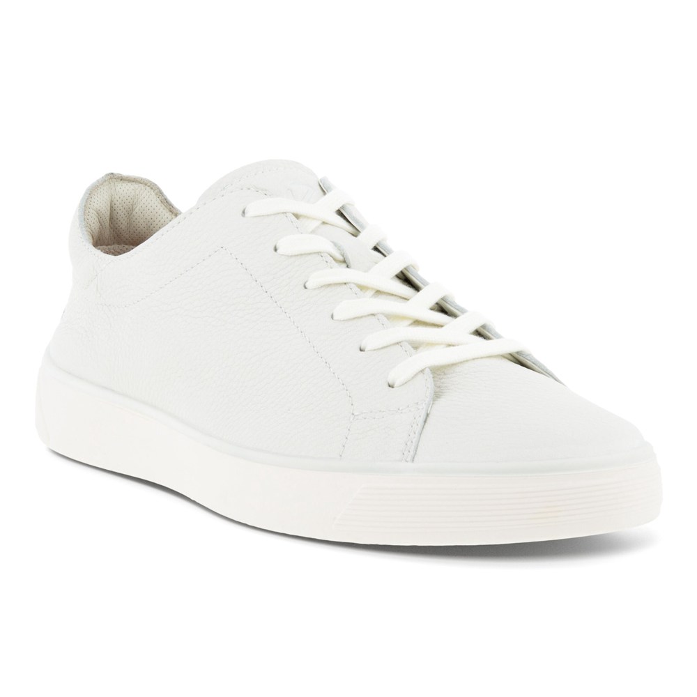 Tenis Hombre - ECCO Street Tray Laced - Blancos - ONG960185